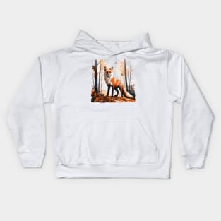 Forest Foxes Kids Hoodie